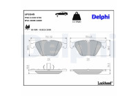 Brake Pad Set, disc brake LP2245 Delphi