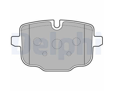 Brake Pad Set, disc brake LP2246 Delphi