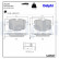 Brake Pad Set, disc brake LP2246 Delphi