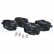 Brake Pad Set, disc brake LP2246 Delphi, Thumbnail 2