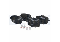 Brake Pad Set, disc brake LP2246 Delphi