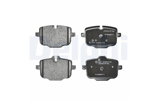 Brake Pad Set, disc brake LP2246 Delphi, Image 2
