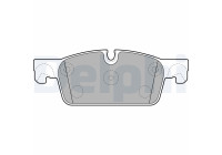 Brake Pad Set, disc brake LP2248 Delphi