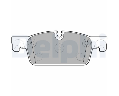 Brake Pad Set, disc brake LP2248 Delphi