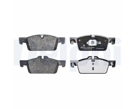 Brake Pad Set, disc brake LP2248 Delphi, Image 3