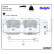 Brake Pad Set, disc brake LP2249 Delphi, Thumbnail 4