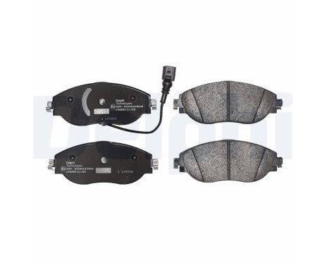 Brake Pad Set, disc brake LP2250 Delphi, Image 2