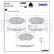 Brake Pad Set, disc brake LP2250 Delphi, Thumbnail 4