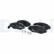 Brake Pad Set, disc brake LP2250 Delphi