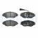 Brake Pad Set, disc brake LP2250 Delphi, Thumbnail 2