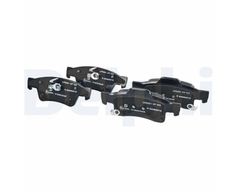 Brake Pad Set, disc brake LP2251 Delphi