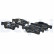 Brake Pad Set, disc brake LP2251 Delphi
