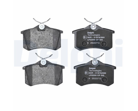 Brake Pad Set, disc brake LP2255 Delphi, Image 2