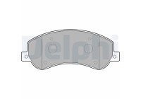 Brake Pad Set, disc brake LP2257 Delphi