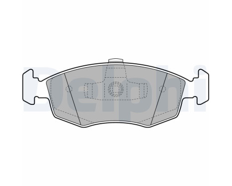 Brake Pad Set, disc brake LP2274 Delphi