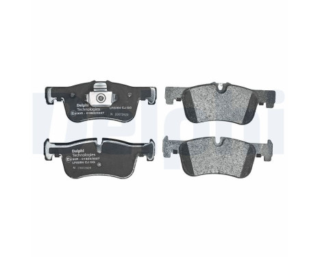 Brake Pad Set, disc brake LP2284 Delphi, Image 2