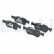 Brake Pad Set, disc brake LP2284 Delphi, Thumbnail 3