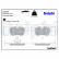 Brake Pad Set, disc brake LP2285 Delphi, Thumbnail 3