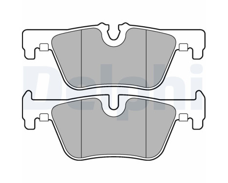 Brake Pad Set, disc brake LP2286 Delphi