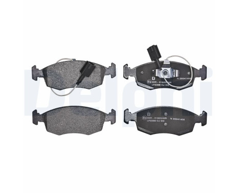 Brake Pad Set, disc brake LP2288 Delphi, Image 3