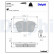 Brake pad set, disc brake LP2289 Delphi, Thumbnail 3