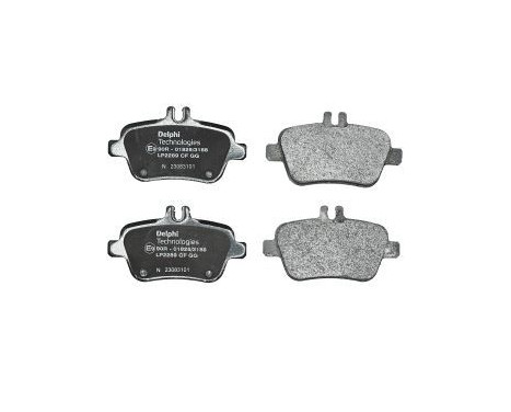 Brake pad set, disc brake LP2289 Delphi
