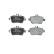 Brake pad set, disc brake LP2289 Delphi