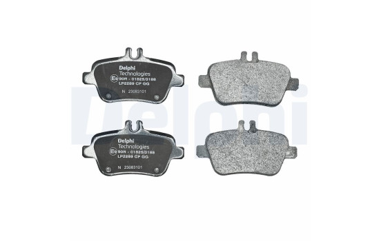 Brake pad set, disc brake LP2289 Delphi