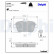 Brake pad set, disc brake LP2289 Delphi, Thumbnail 3