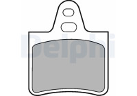 Brake Pad Set, disc brake LP229 Delphi