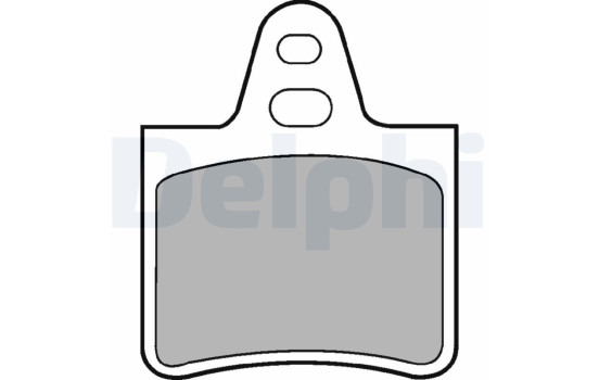 Brake Pad Set, disc brake LP229 Delphi