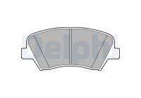 Brake Pad Set, disc brake LP2293 Delphi