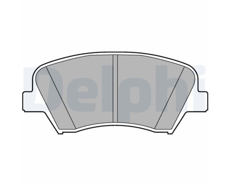 Brake Pad Set, disc brake LP2293 Delphi