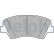 Brake Pad Set, disc brake LP2293 Delphi