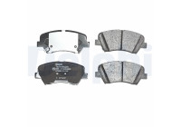 Brake Pad Set, disc brake LP2293 Delphi