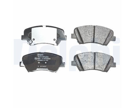 Brake Pad Set, disc brake LP2293 Delphi, Image 2