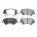 Brake Pad Set, disc brake LP2293 Delphi, Thumbnail 2