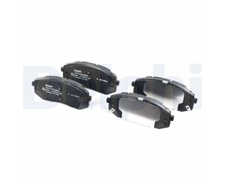 Brake Pad Set, disc brake LP2294 Delphi