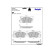 Brake Pad Set, disc brake LP2294 Delphi, Thumbnail 3