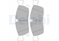 Brake Pad Set, disc brake LP2298 Delphi