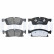 Brake Pad Set, disc brake LP2298 Delphi, Thumbnail 3
