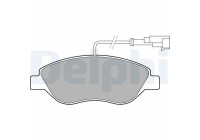 Brake Pad Set, disc brake LP2299 Delphi
