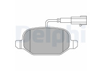 Brake Pad Set, disc brake LP2300 Delphi