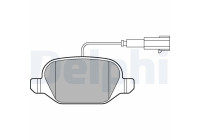 Brake pad set, disc brake LP2302 Delphi