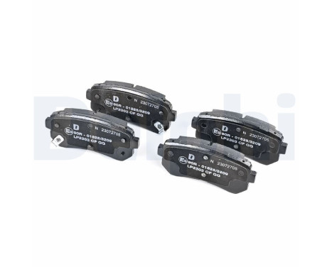 Brake Pad Set, disc brake LP2303 Delphi