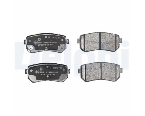 Brake Pad Set, disc brake LP2303 Delphi, Image 2