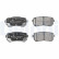 Brake Pad Set, disc brake LP2303 Delphi, Thumbnail 2