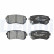 Brake Pad Set, disc brake LP2303 Delphi, Thumbnail 3