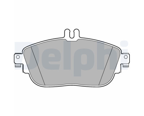 Brake Pad Set, disc brake LP2441 Delphi