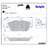 Brake Pad Set, disc brake LP2441 Delphi, Thumbnail 3